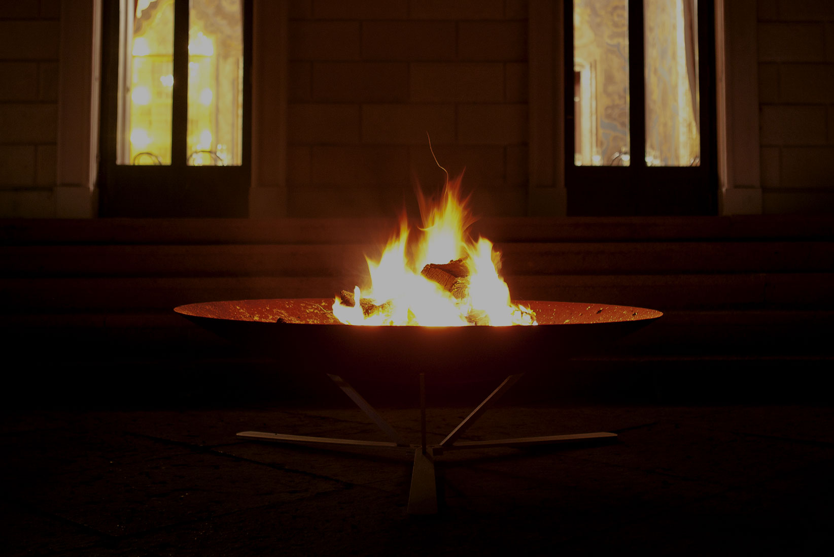 Discolo Corten Natural 1200 mm Wood-Burning Fire Pit Dimensions