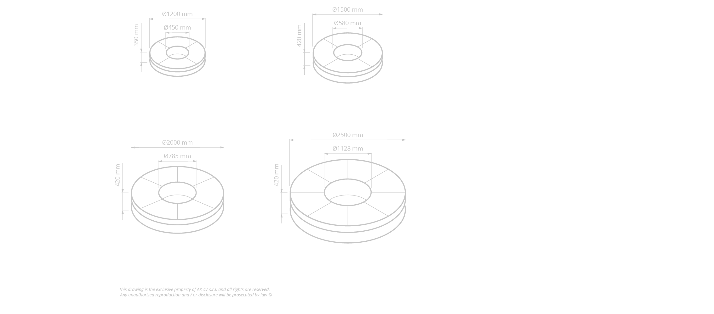 Ercole Concrete White 2000 mm Wood-Burning Fire Pit Dimensions