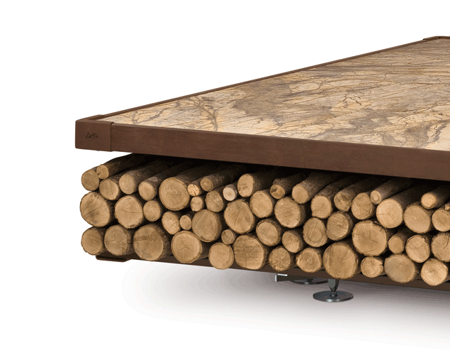 Opera Wood 2000 mm Wood-Burning Fire Pit